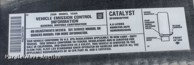 image for item DR8132 2006 Chevrolet Silverado 1500  pickup truck