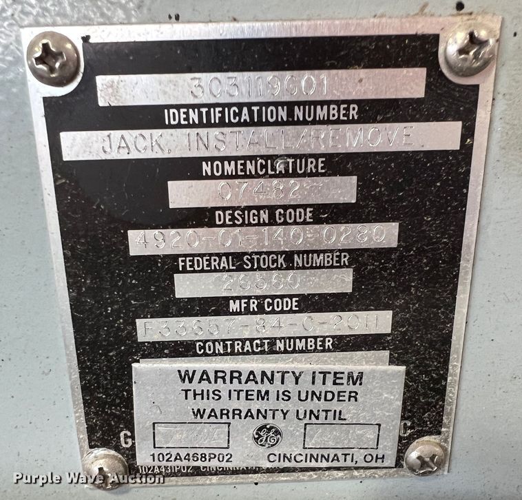 image for item ID9405 Jack stand