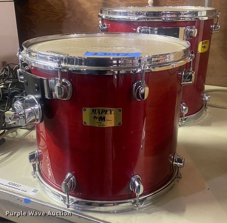 (2) Mapex Pro M drums in Tulsa, OK Item IG9937 sold Purple Wave