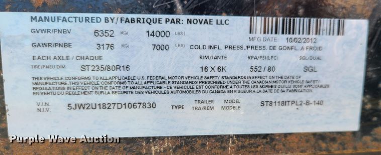 image for item JG9531 2013 Altec DB37  mini digger derrick