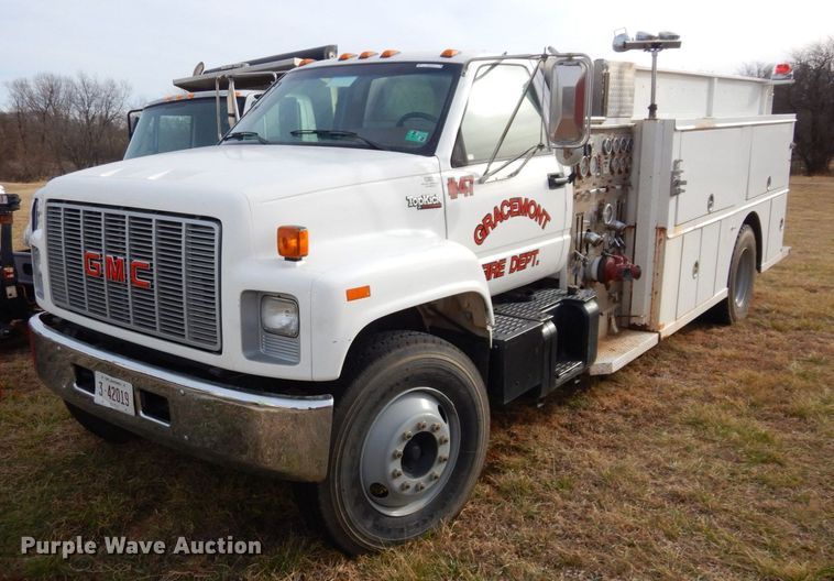 image for item JK9172 1993 GMC Top Kick C7000  pumper fire truck