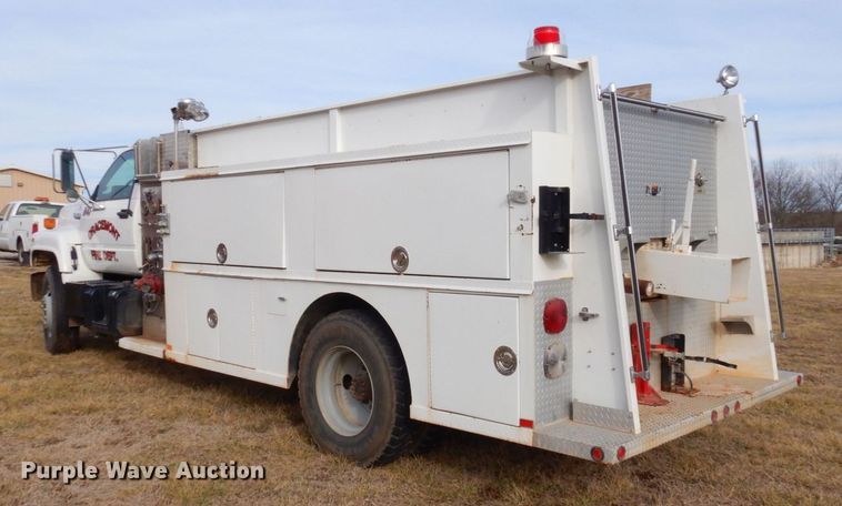 image for item JK9172 1993 GMC Top Kick C7000  pumper fire truck