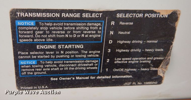 image for item JK9172 1993 GMC Top Kick C7000  pumper fire truck