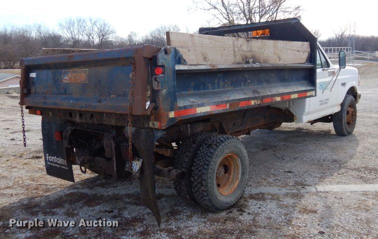 image for item JK9175 1997 Ford F450 Super Duty  dump truck