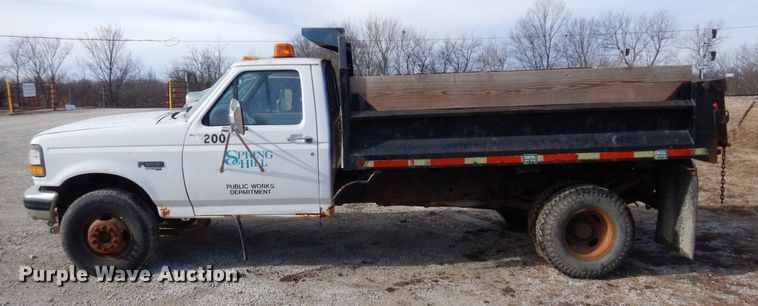 image for item JK9175 1997 Ford F450 Super Duty  dump truck