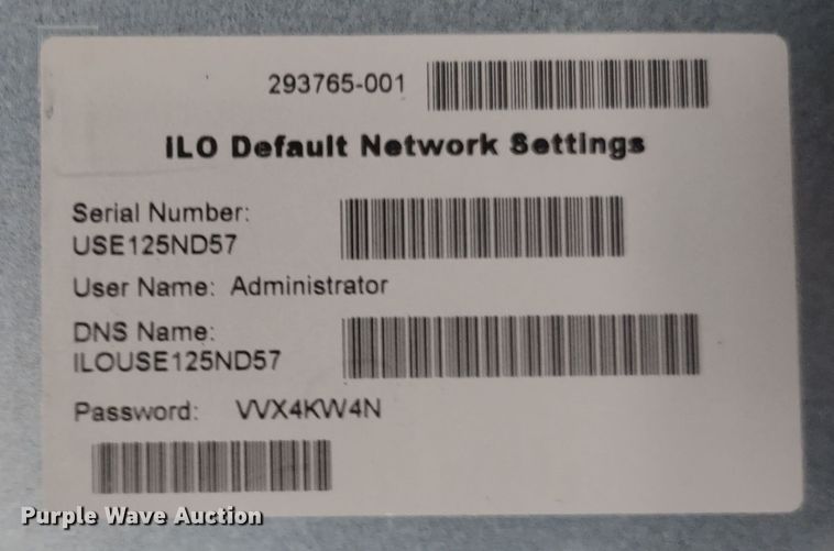 image for item JK9192 HP Proliant  Servers