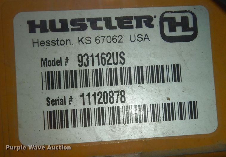 image for item JQ9863 Hustler 931162US  ZTR lawn mower