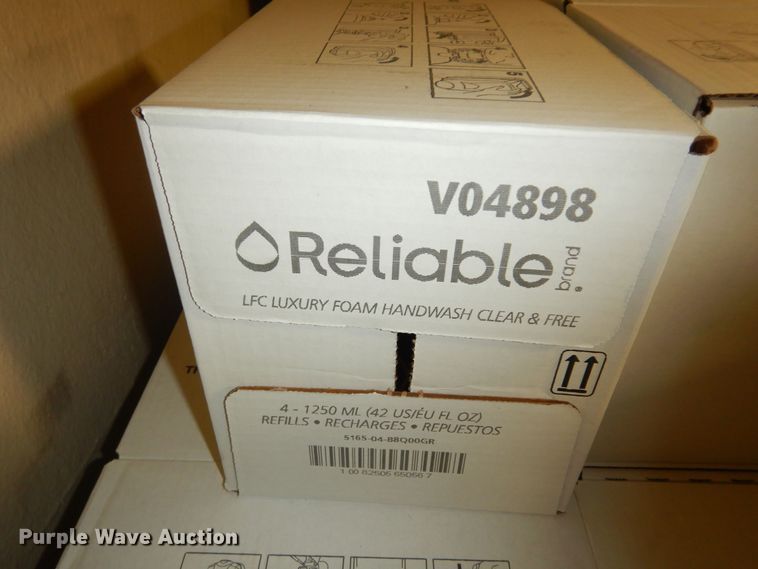 image for item JQ9880 Approximately 188 containers of Reliable V04898 soap