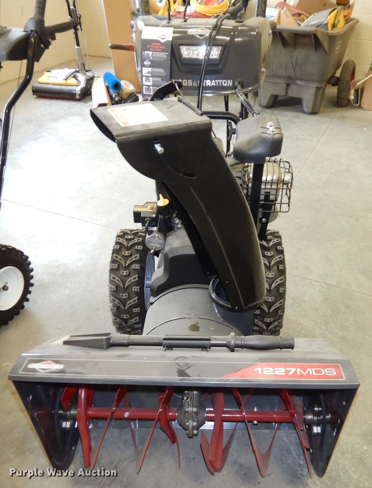 image for item JQ9900 Briggs & Stratton 1227MDS  snow blower
