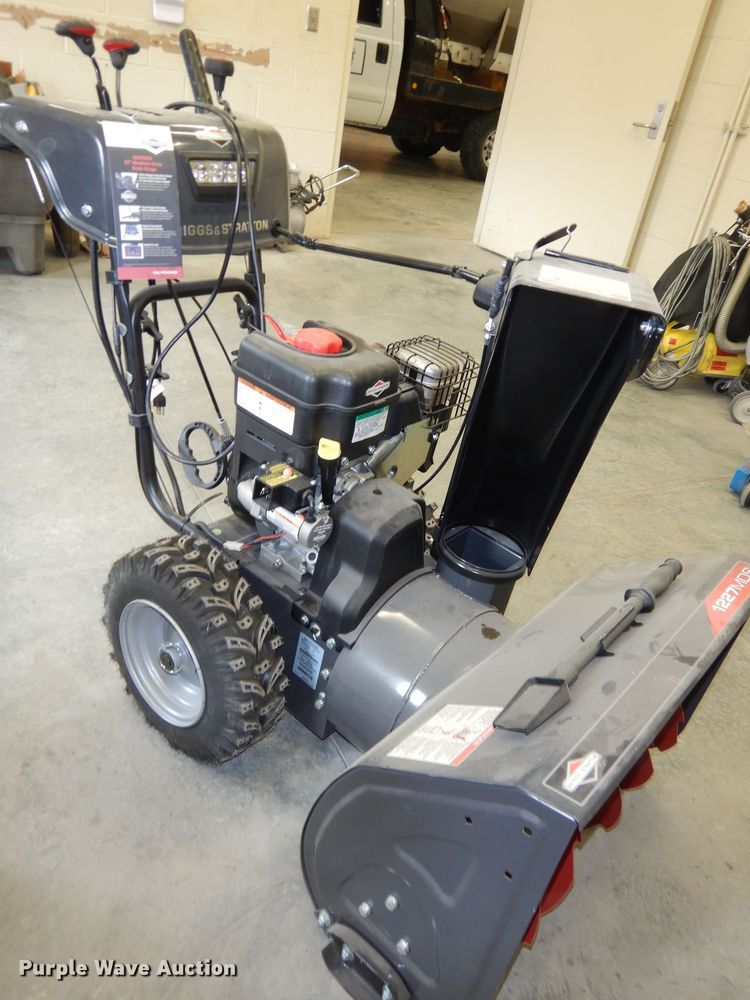 image for item JQ9900 Briggs & Stratton 1227MDS  snow blower