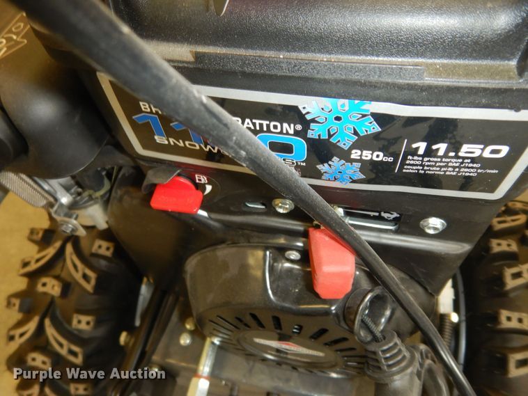 image for item JQ9900 Briggs & Stratton 1227MDS  snow blower