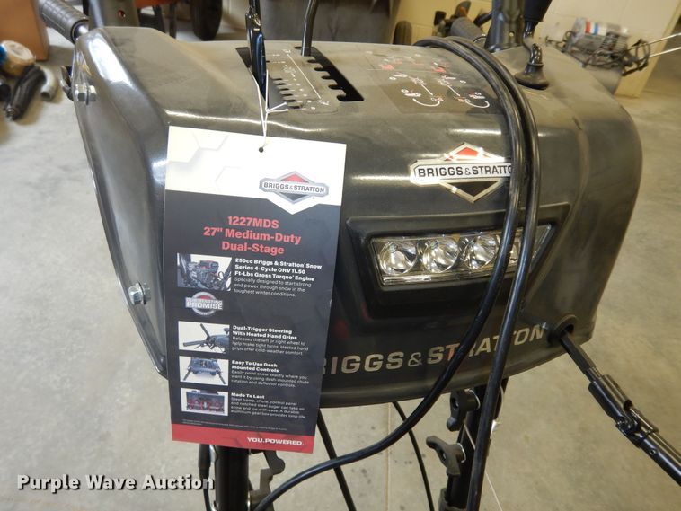 image for item JQ9900 Briggs & Stratton 1227MDS  snow blower