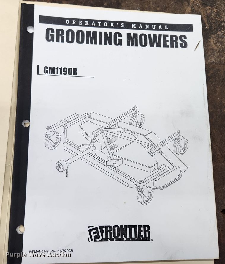 image for item KT9473 Frontier GM1190R  finish mower