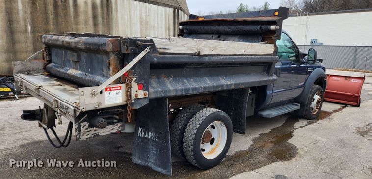 image for item KT9474 2007 Ford F450 Super Duty XL  dump flatbed truck