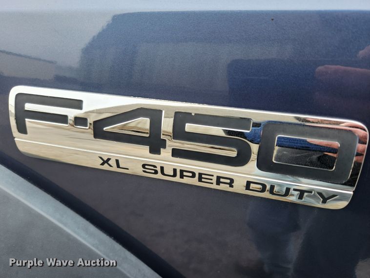 image for item KT9474 2007 Ford F450 Super Duty XL  dump flatbed truck