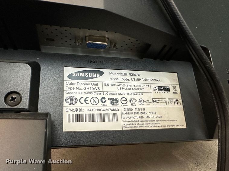 image for item LT9319 (3) monitors