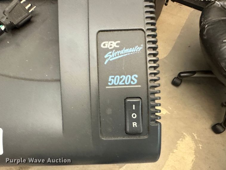 image for item LT9326 GBC Shredmaster 5020S  paper shredder