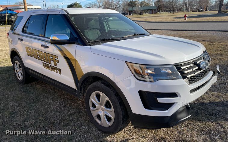 image for item MI9774 2018 Ford Explorer Police Interceptor  SUV