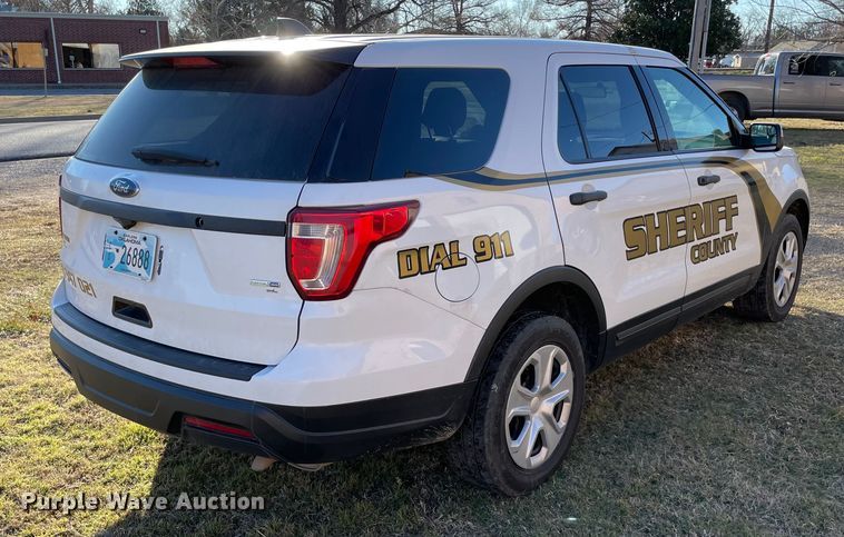 image for item MI9774 2018 Ford Explorer Police Interceptor  SUV