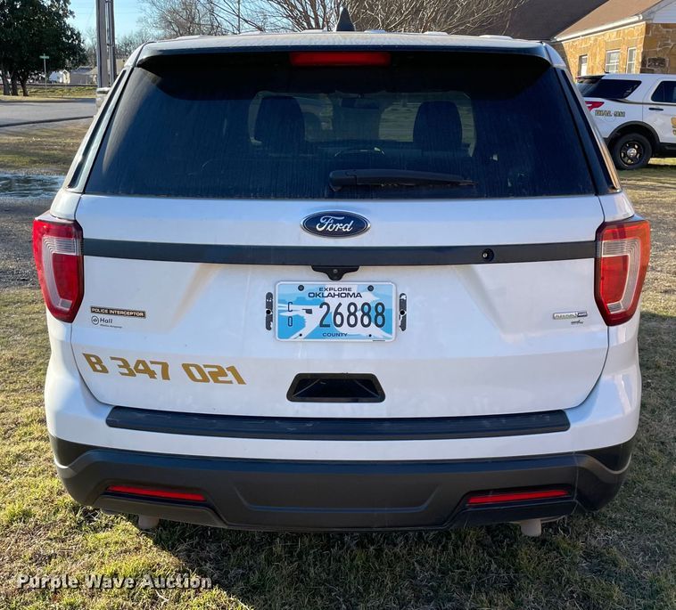 image for item MI9774 2018 Ford Explorer Police Interceptor  SUV