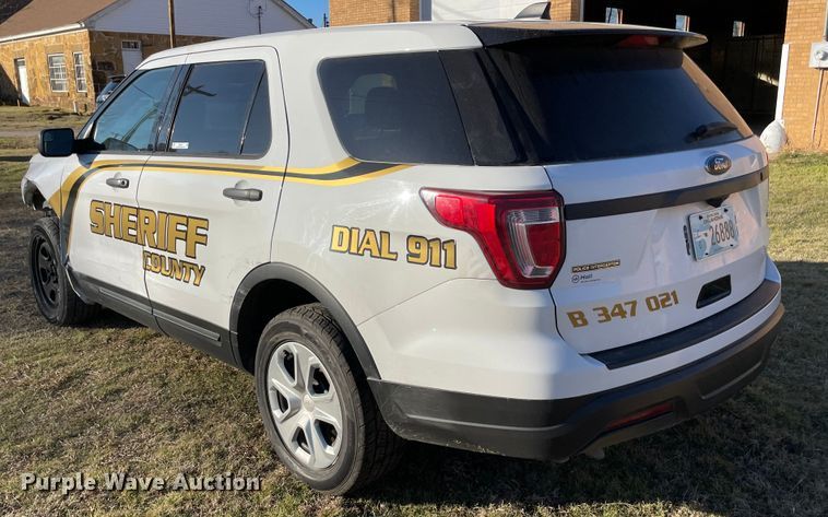 image for item MI9774 2018 Ford Explorer Police Interceptor  SUV
