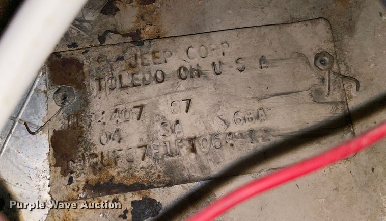 image for item MI9780 1985 AMC CJ7  SUV