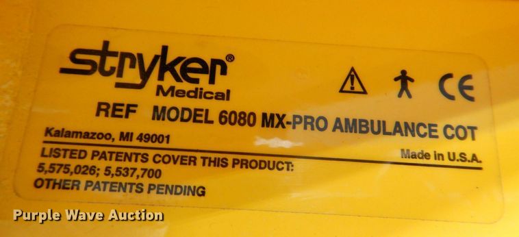 image for item MJ9995 Stryker 6080 MX-Pro  stretcher