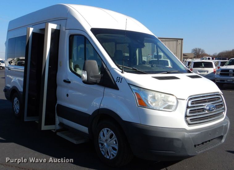 image for item MM9648 2016 Ford Transit  shuttle bus