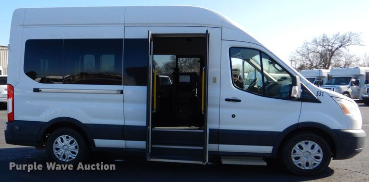 image for item MM9648 2016 Ford Transit  shuttle bus