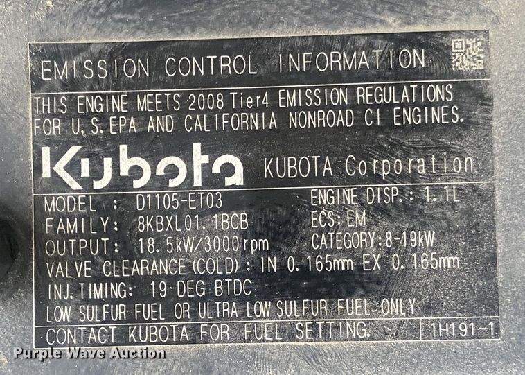 image for item MM9678 2009 Kubota F2680 lawn mower