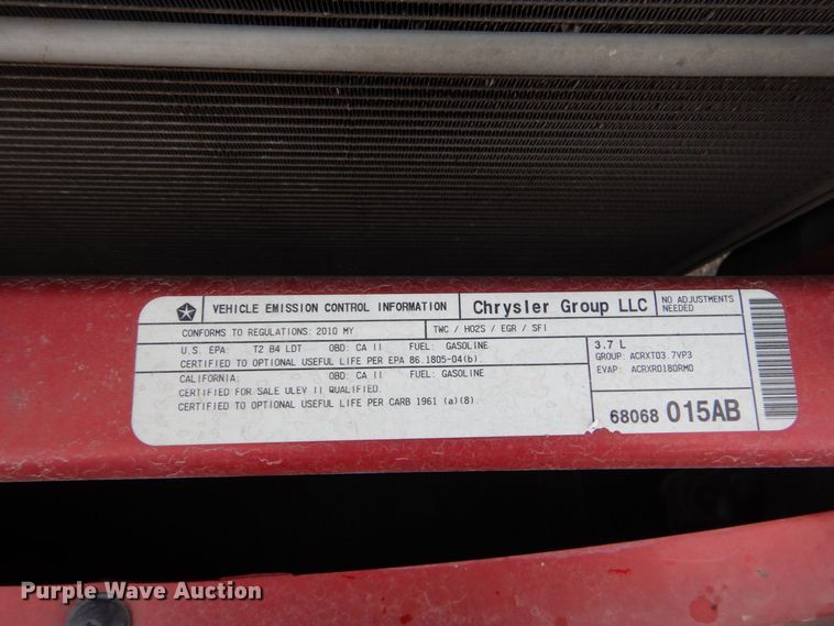 image for item MM9681 2010 Dodge Dakota  Crew Cab pickup truck