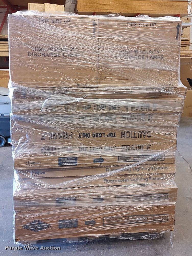 image for item MM9985 (3) pallets of light fixtures