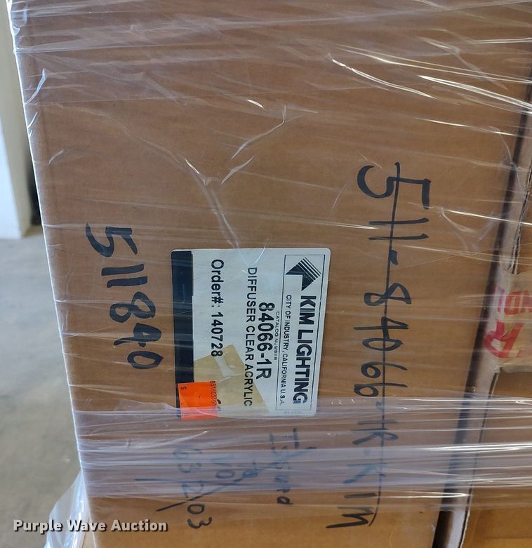 image for item MM9986 (2) pallets of light fixtures