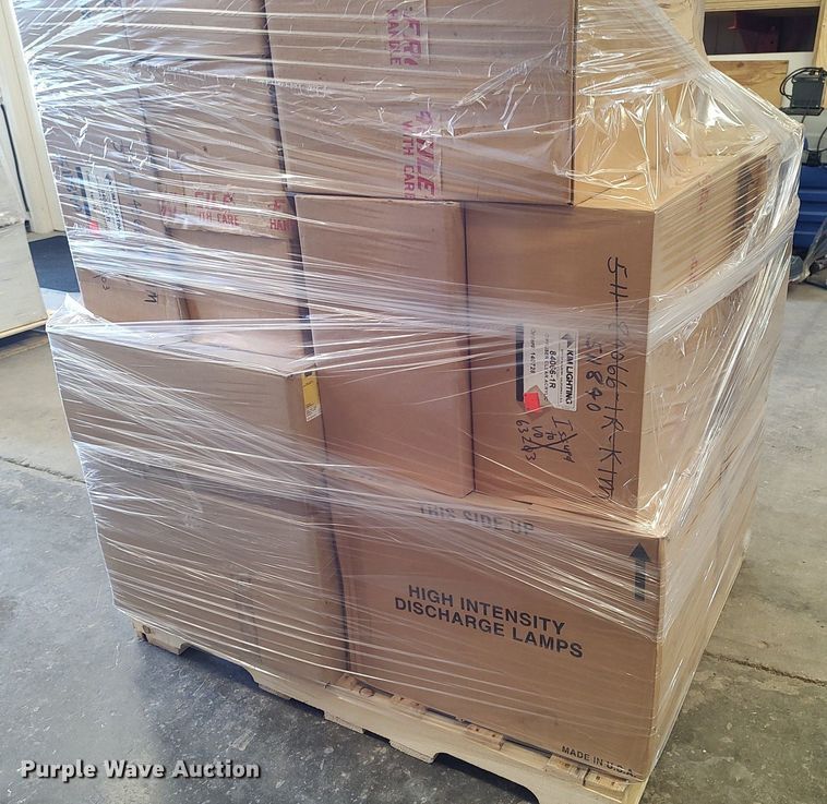 image for item MM9986 (2) pallets of light fixtures