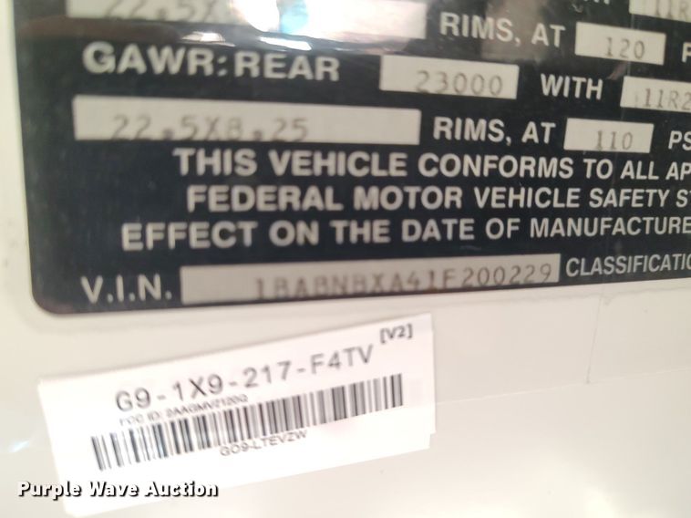 image for item MM9990 2001 Blue Bird  school bus