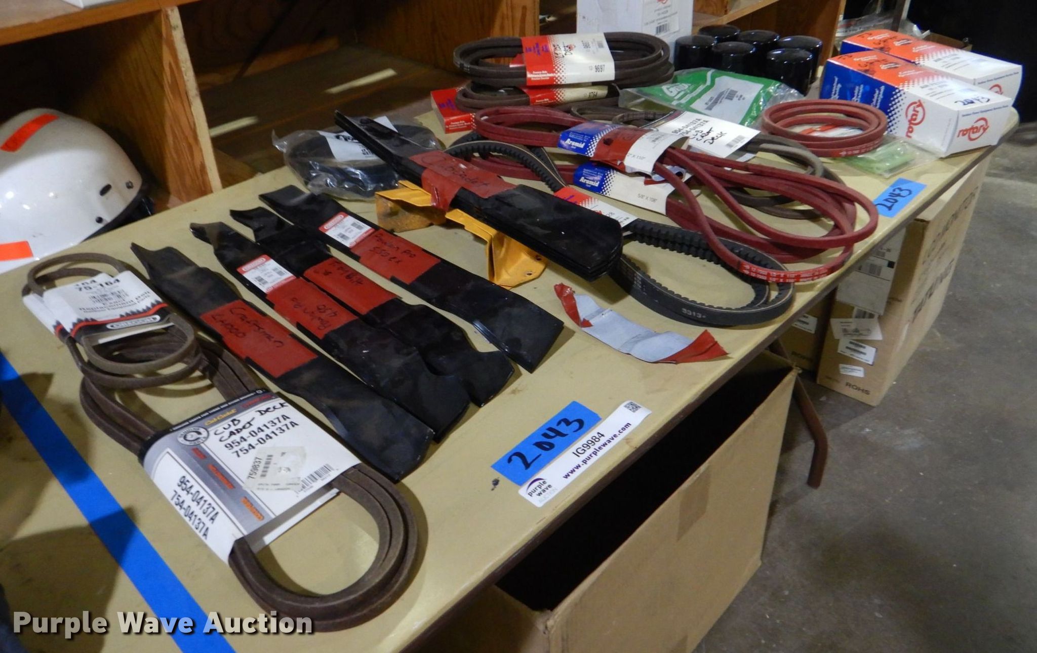 Lawn mower parts in Tulsa, OK Item IG9984 sold Purple Wave