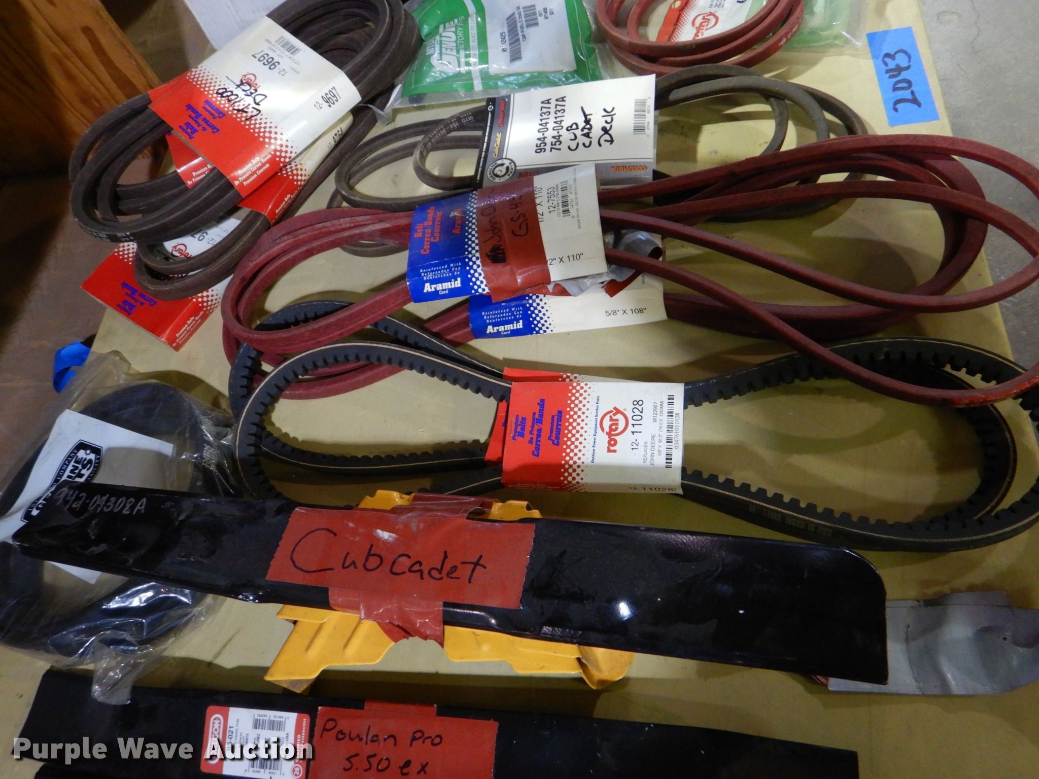 Lawn mower parts in Tulsa, OK Item IG9984 sold Purple Wave