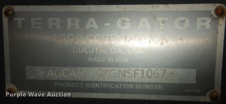 image for item DK7564 2016 Ag-Chem TerraGator TG9300B  applicator