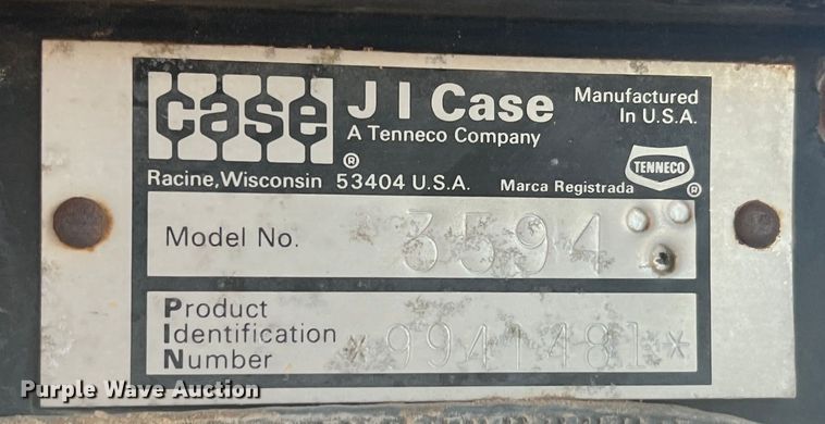 image for item DS2700 Case 3594  MFWD tractor