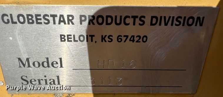 image for item ID9391 Globestar HD16  grader
