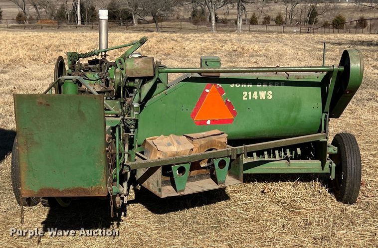 image for item ID9422 John Deere 214WS  small square baler