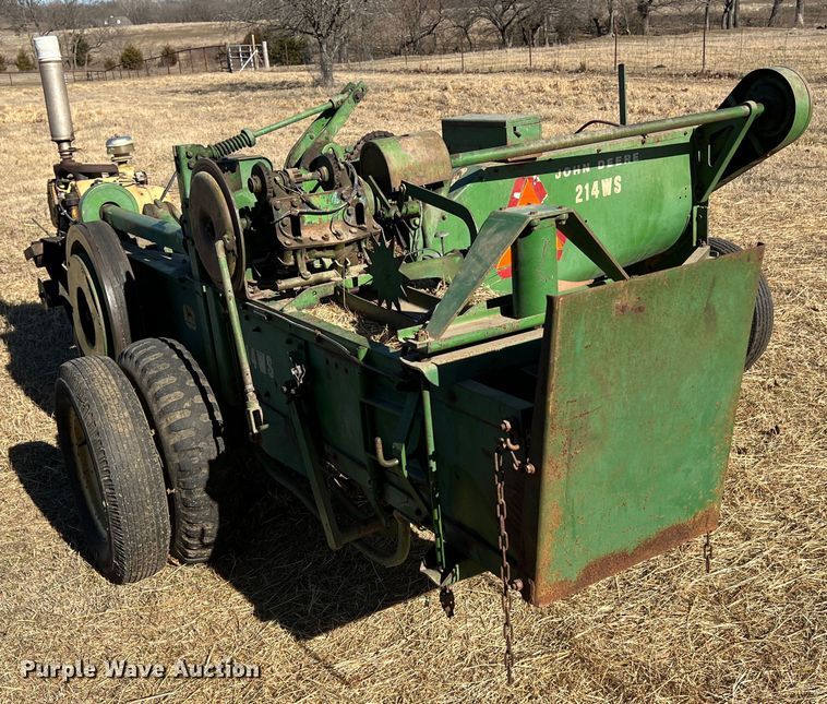 image for item ID9422 John Deere 214WS  small square baler