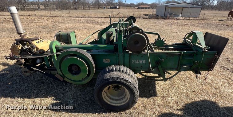 image for item ID9422 John Deere 214WS  small square baler
