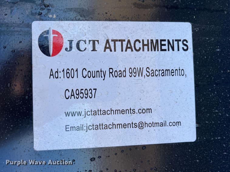 image for item ID9433 JCT Attachments  skid steer tiller
