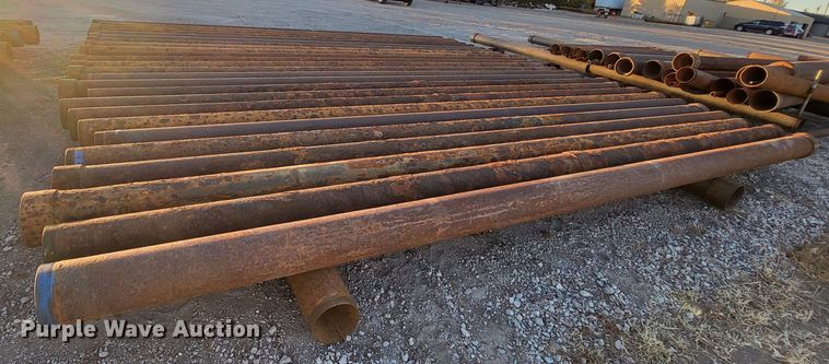 image for item IU9930 (25) 20'L x 8" diameter steel pipes