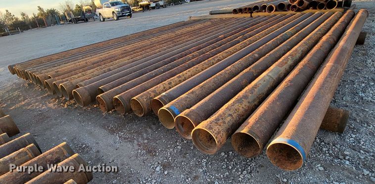 image for item IU9930 (25) 20'L x 8" diameter steel pipes