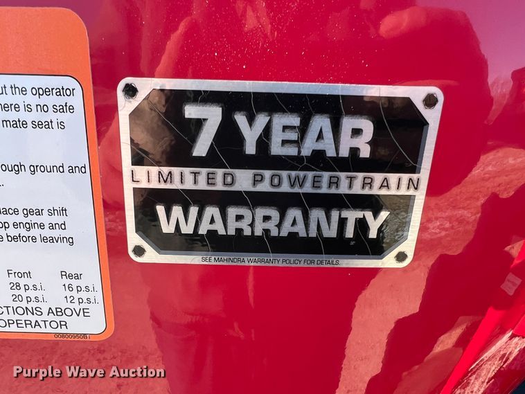 image for item JU9651 Mahindra 4540  tractor