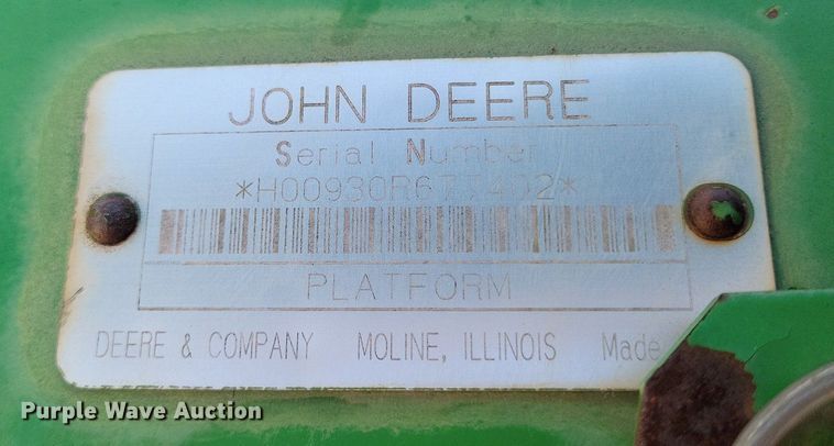 image for item LG9463 2009 John Deere 9770 STS  combine