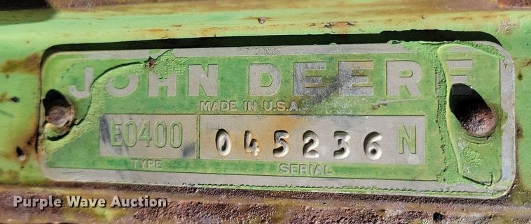 image for item LG9471 John Deere 400  rototiller