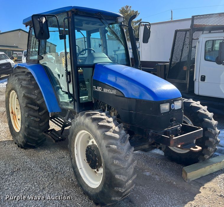 image for item LP9810 2003 New Holland TL90  MFWD tractor